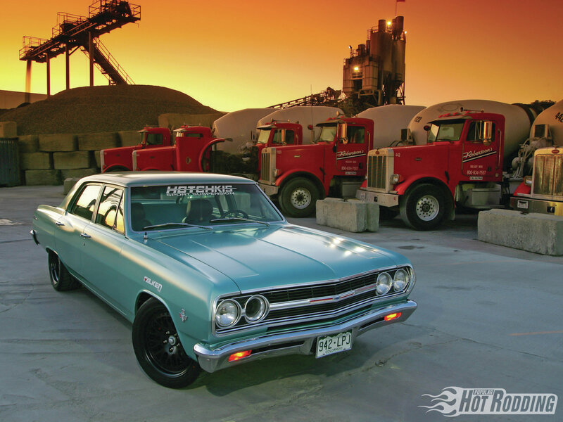 Light-blue Classic Car — Blue, Dramatic