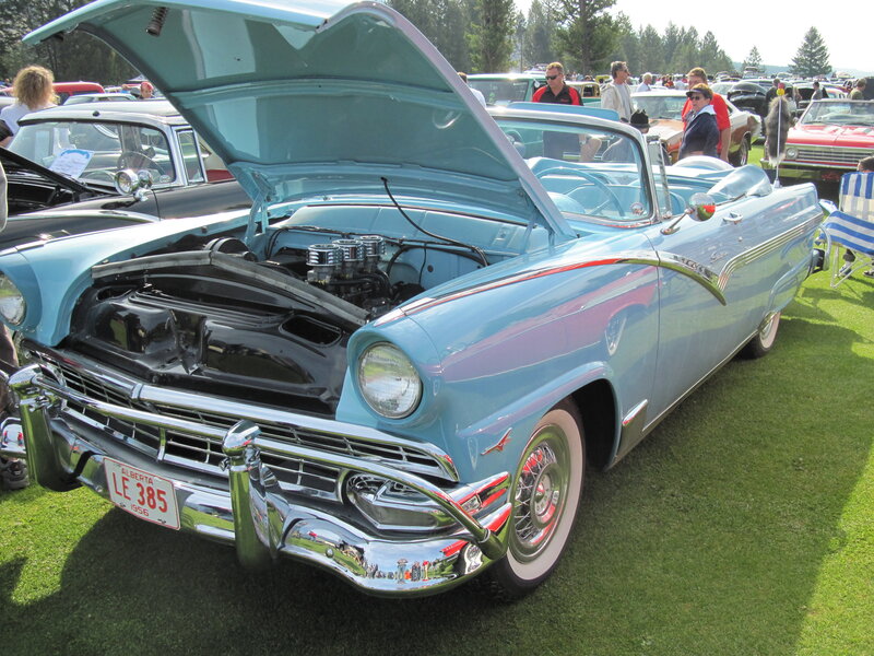 Light-blue Classic Car — Blue, Outdoor, Afternoon
