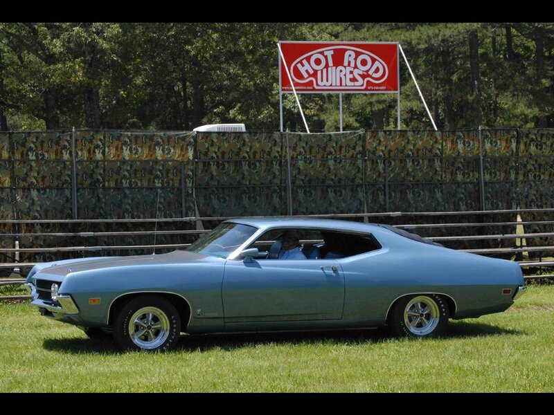Light-blue Classic Car — Blue
