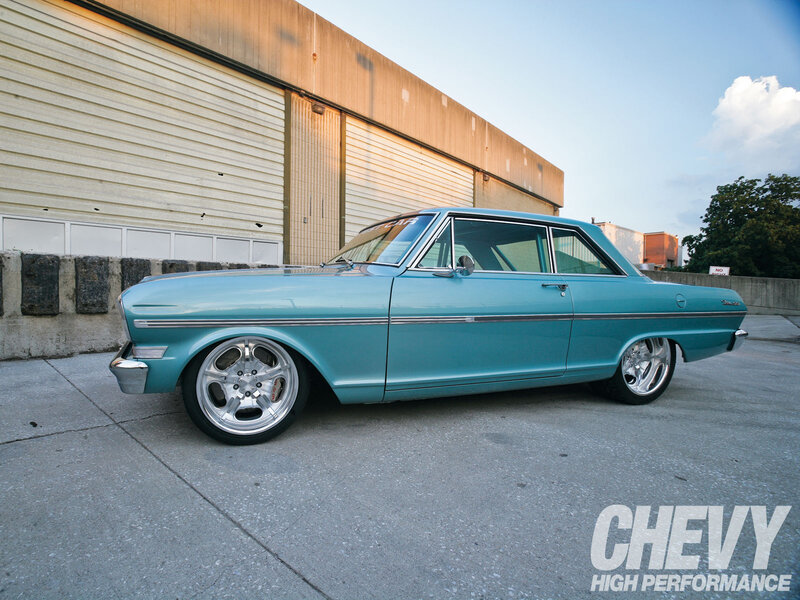 Light Blue Classic Car — Calm, Afternoon, Photograph, Building