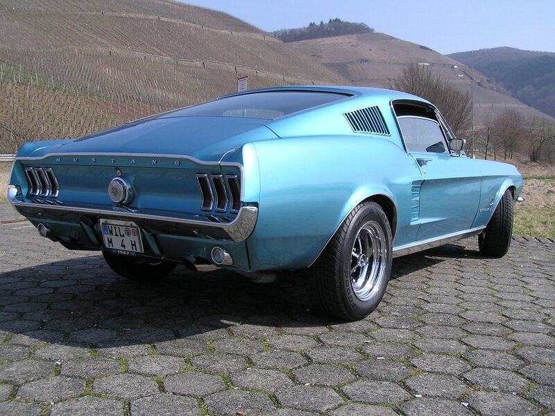 Light Blue Classic Car — Calm, Afternoon, Photograph