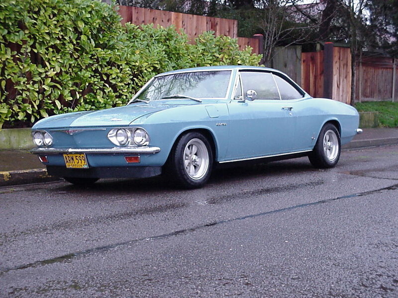 Light Blue Classic Car — Calm, Morning