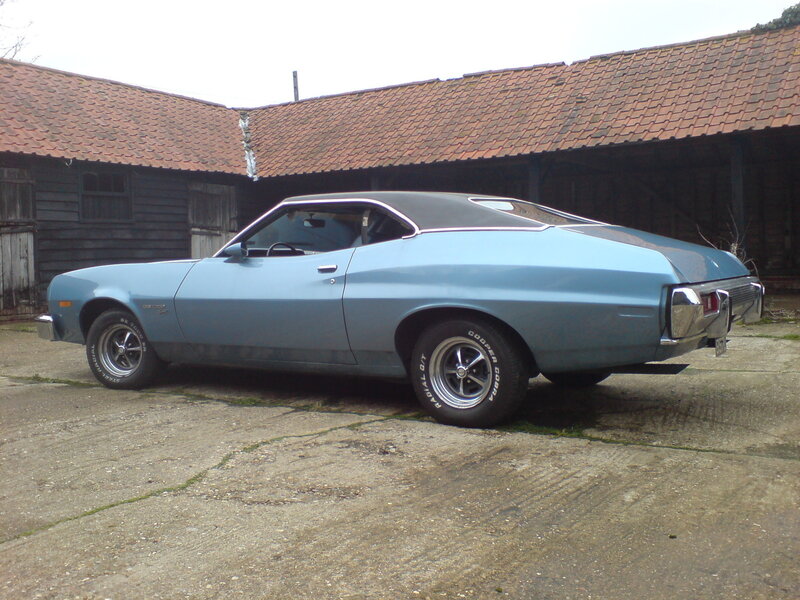 Light Blue Classic Car — Calm, Photograph