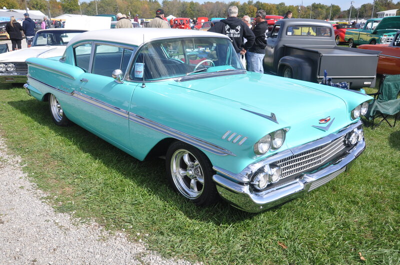 Light Blue Classic Car — Cyan, Outdoor