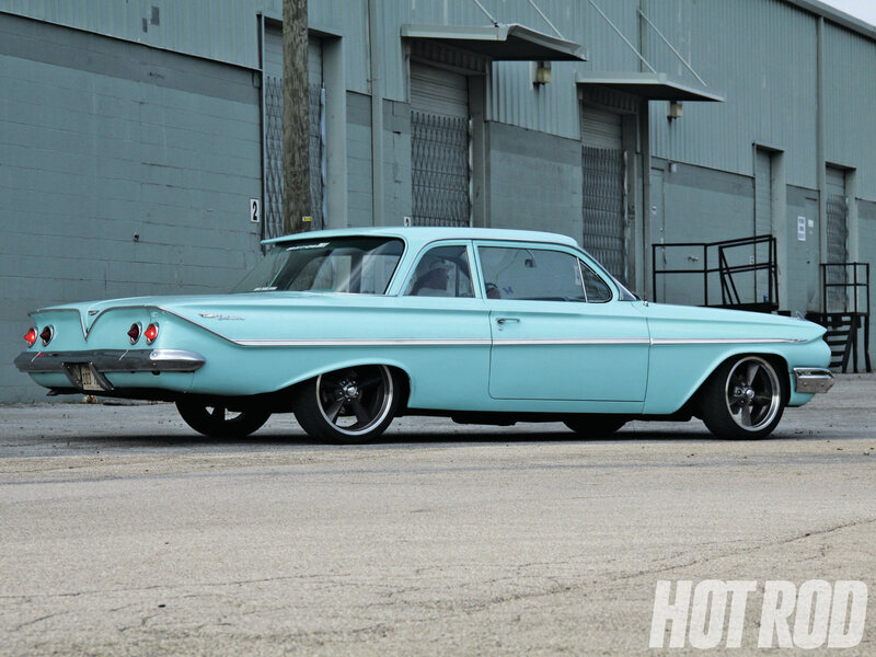 Light-blue Classic Car — Light Blue, Calm