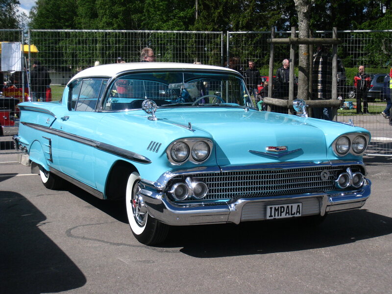 Light Blue Classic Car — Outdoor