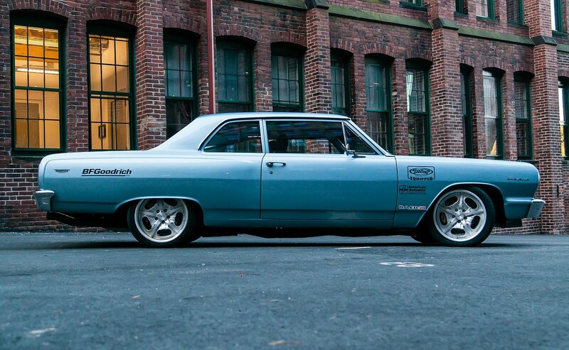 Light Blue Classic Car — Urban