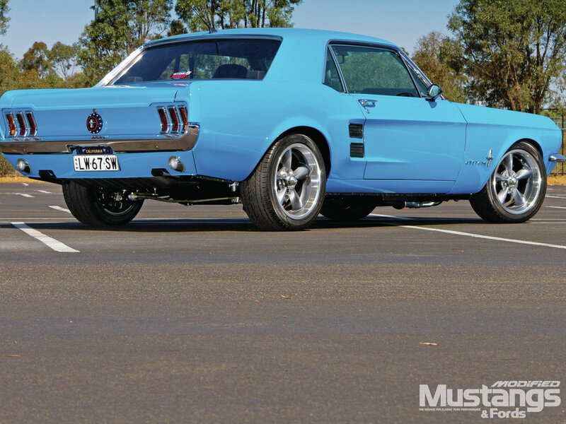 Light Blue Classic Mustang