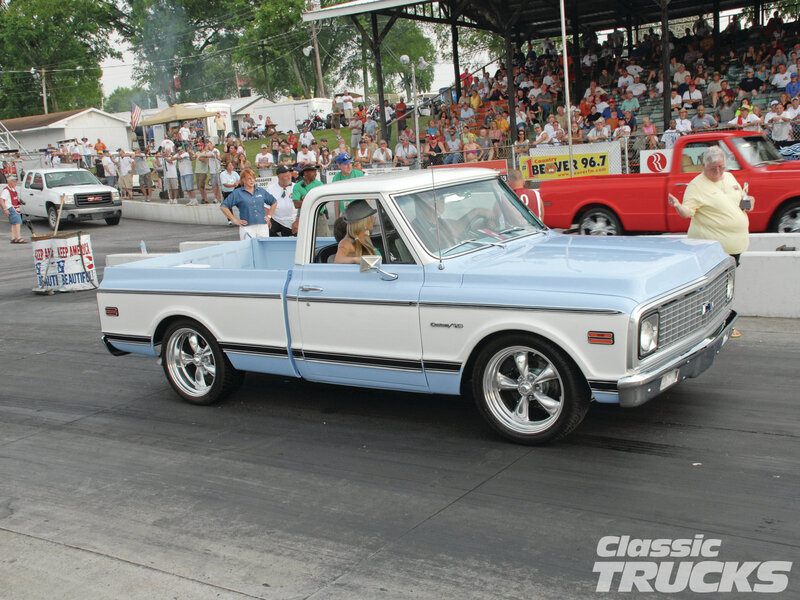 Light Blue Classic Truck
