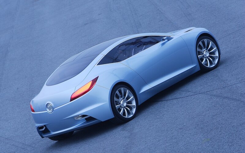 light blue concept car