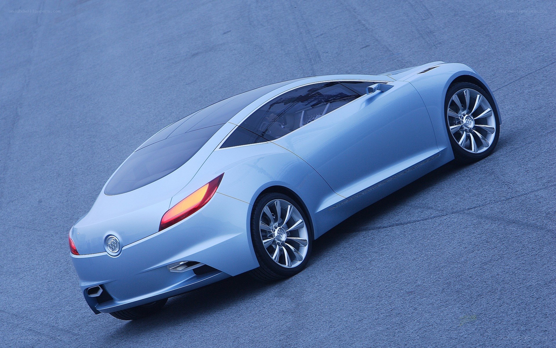 light blue concept car