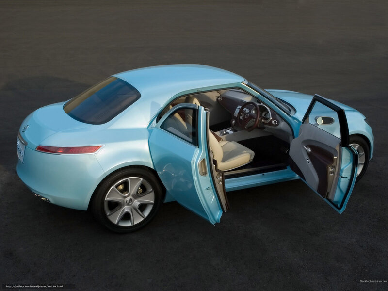 Light-blue Concept Car — Blue, Calm, Photograph