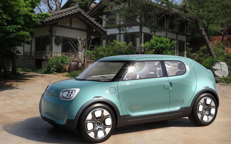 Light-blue Concept Car — Teal
