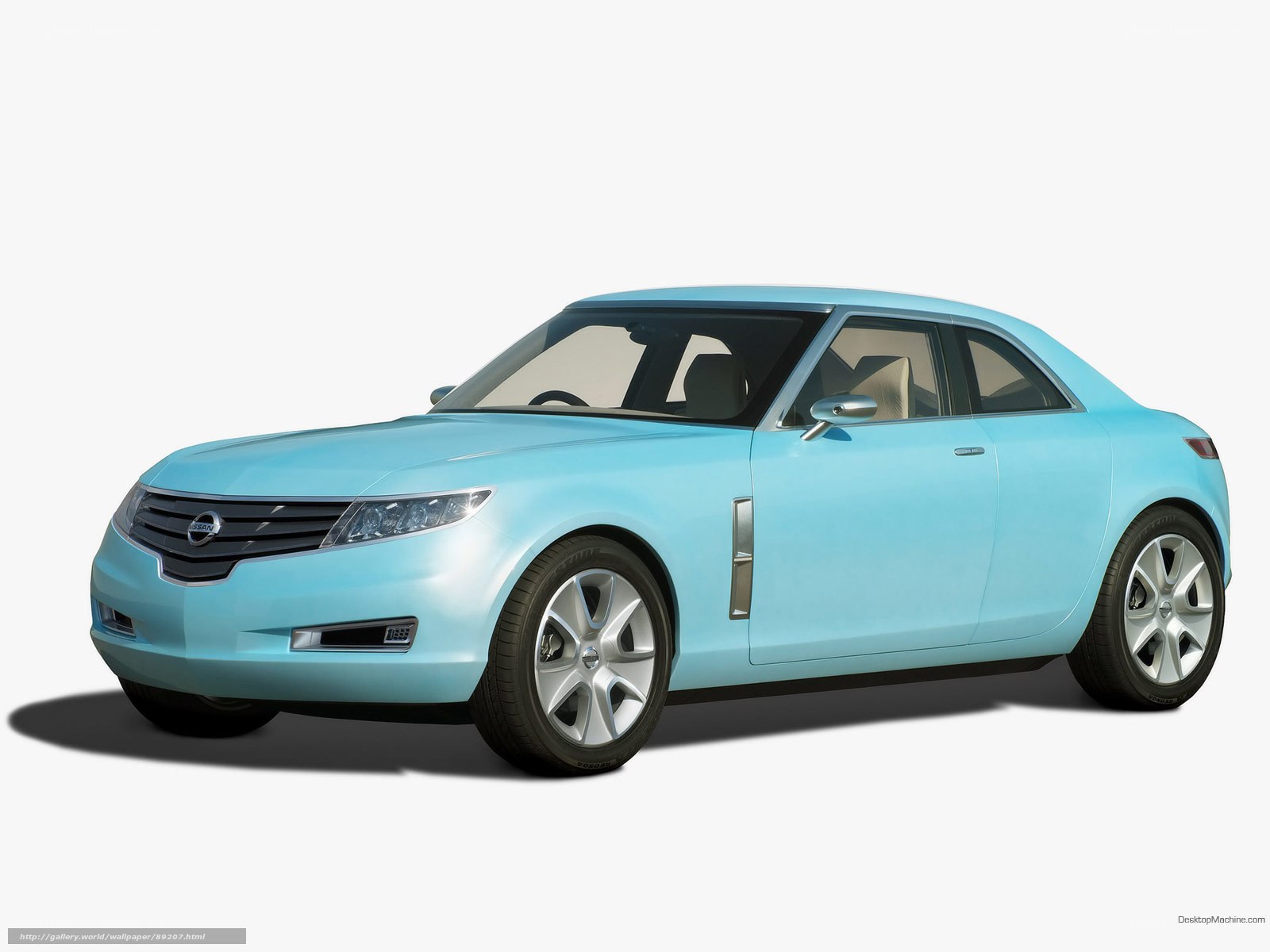 light blue concept car