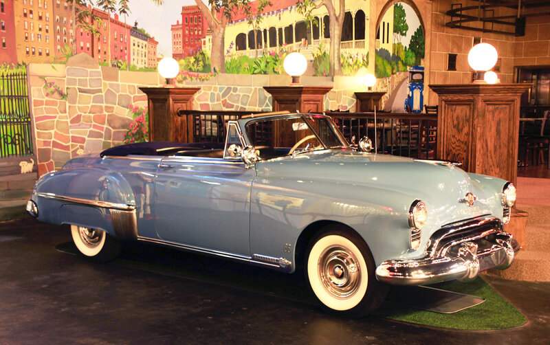 Light-blue Convertible Car — Blue, Calm, Photograph