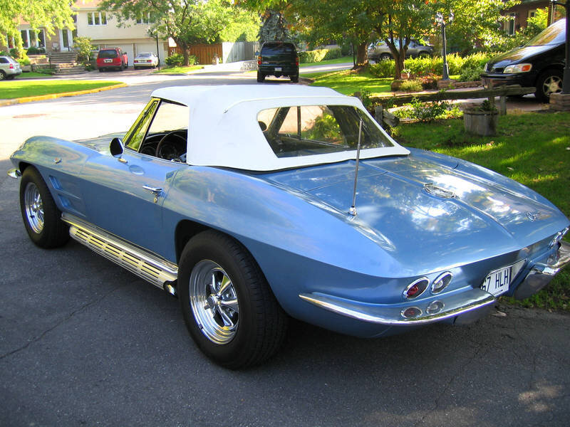 Light-blue Convertible Car — Blue, Calm