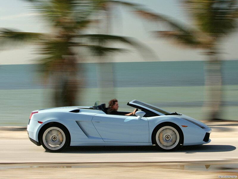 Light-blue Convertible Car — Blue, Dynamic, Afternoon