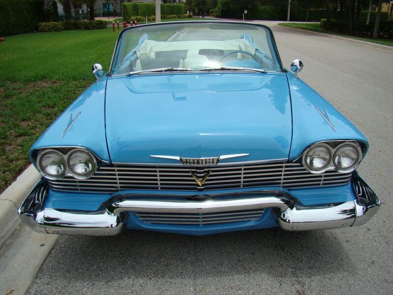 Light Blue Convertible Car — Calm
