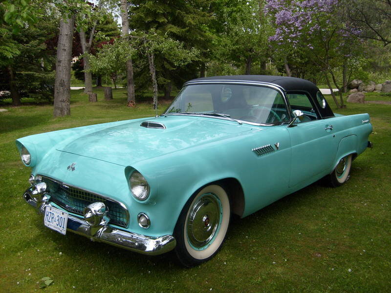 Light-blue Convertible Car — Cyan