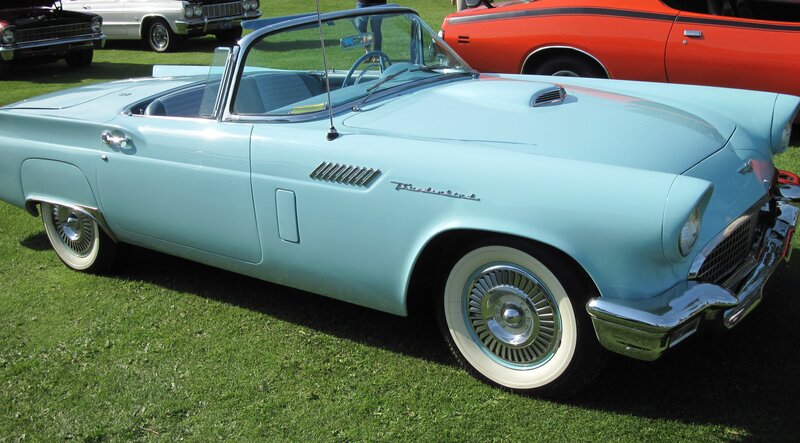 Light-blue Convertible Car — Light Blue, Calm