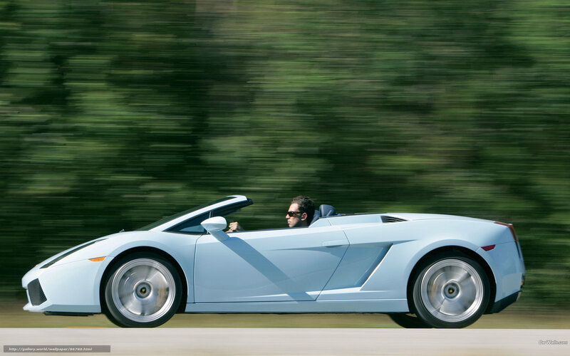 Light-blue Convertible Car — White, Dynamic