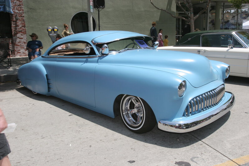 Light-blue Custom Car