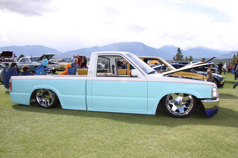 Light-blue Custom Pickup Truck — Light Blue