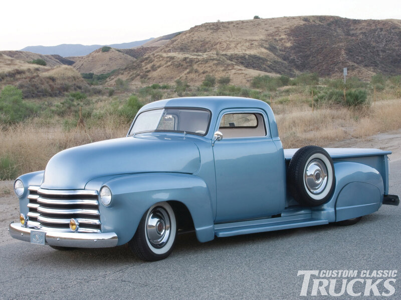 Light Blue Custom Pickup Truck — Serene