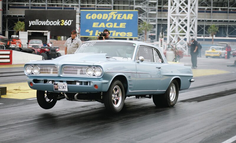 Light-blue Drag Car