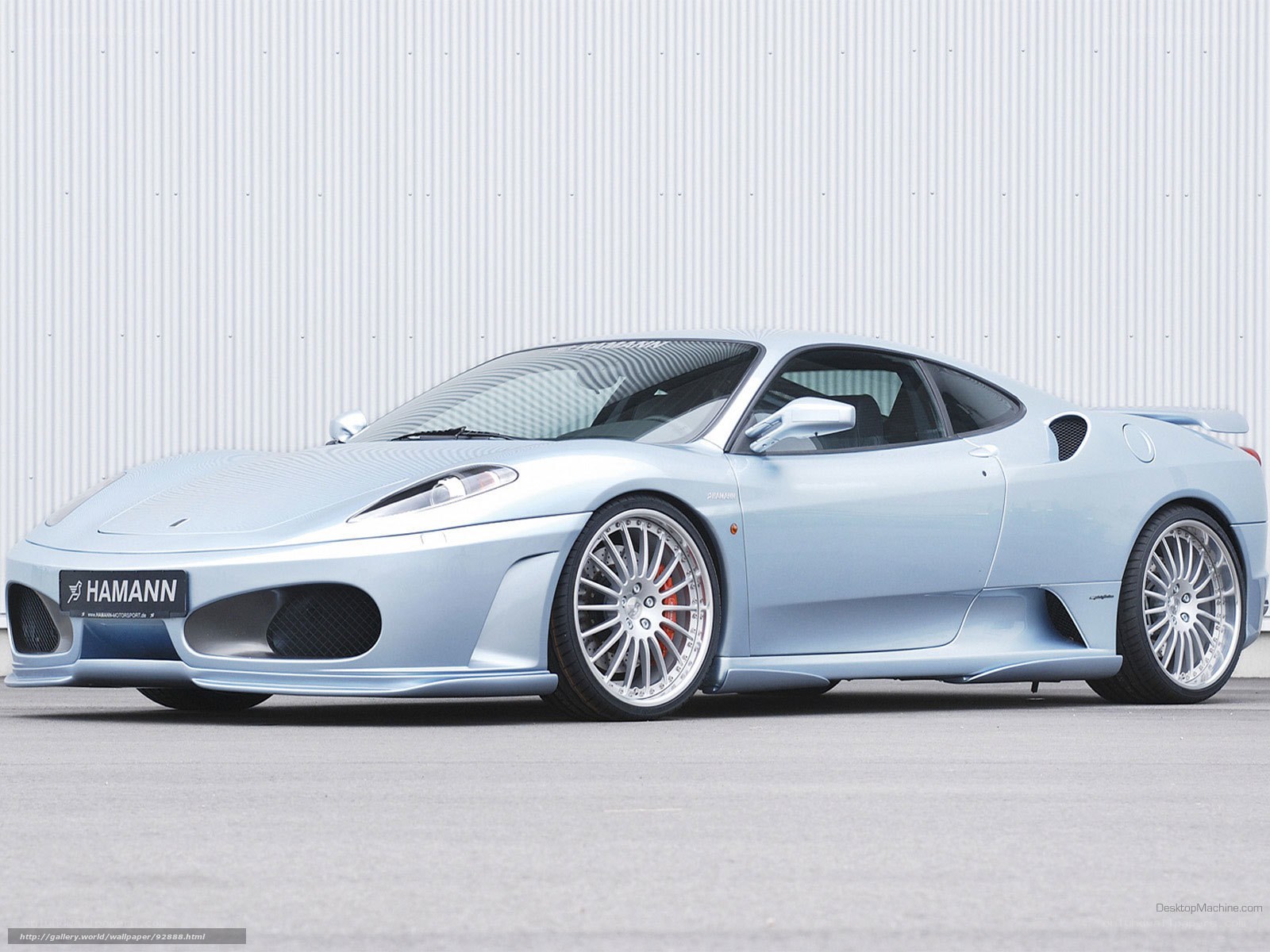 Light blue Ferrari sports car