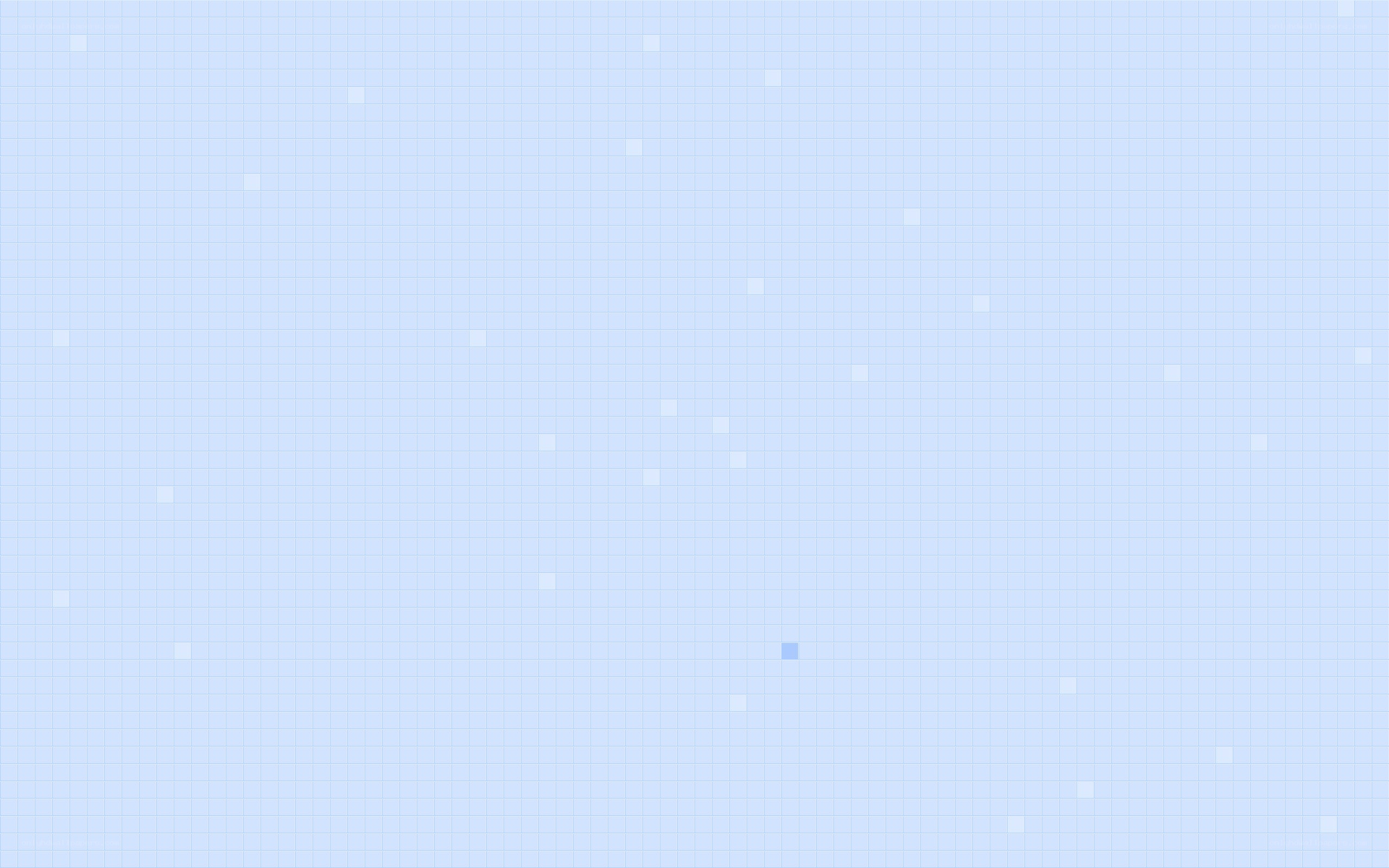 light blue grid with scattered squares