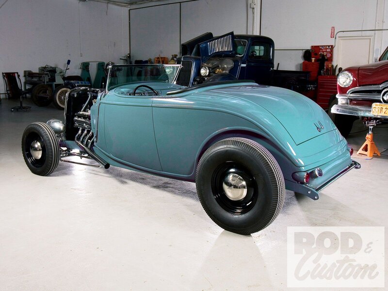 Light Blue Hot Rod Car — Calm