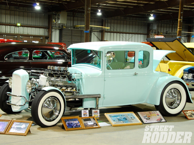 Light-blue Hot Rod Car — Light Blue