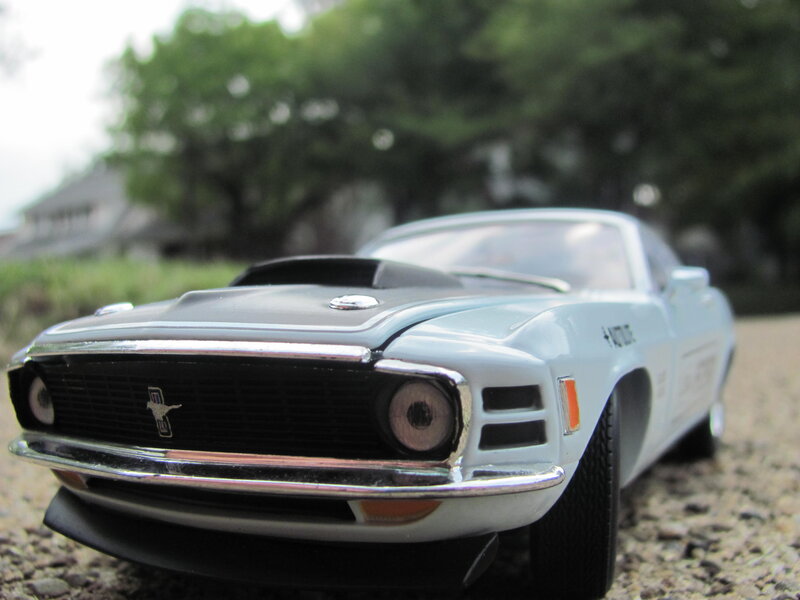 Light Blue Model Car