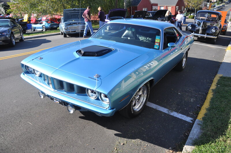 Light-blue Muscle Car — Blue