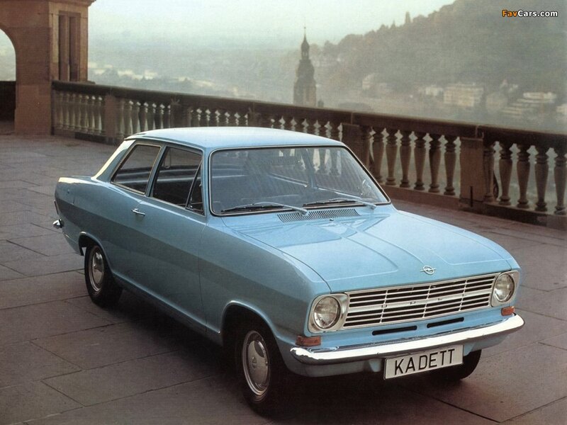 Light Blue Opel Kadett
