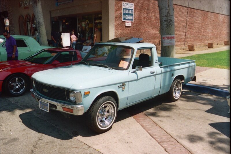 Light Blue Pickup Truck — Outdoor