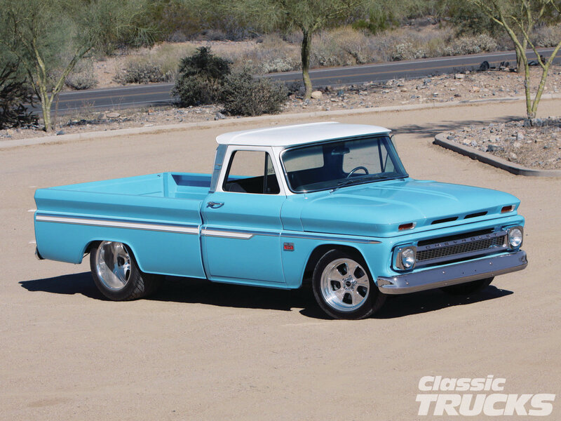Light Blue Pickup Truck — Serene