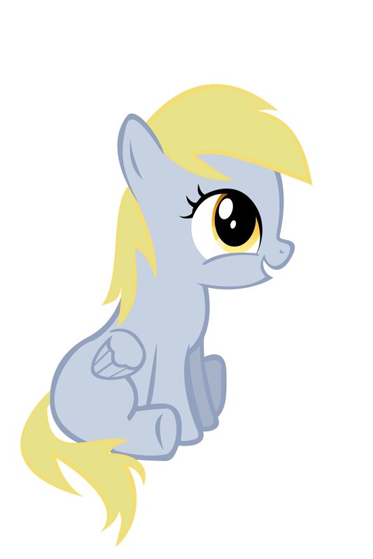 light blue pony with blonde hair
