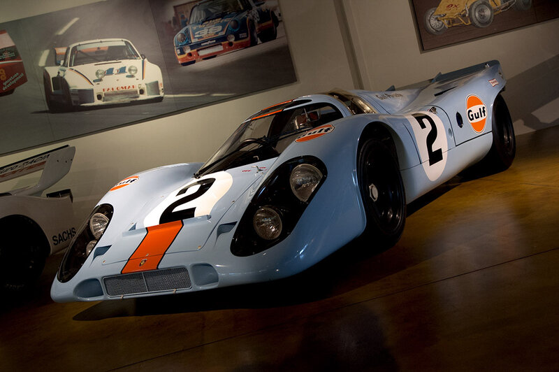 Light-blue Race Car — Blue, Dramatic, Photograph