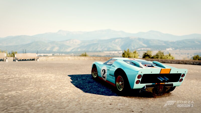 Light-blue Race Car — Blue, Serene, Afternoon