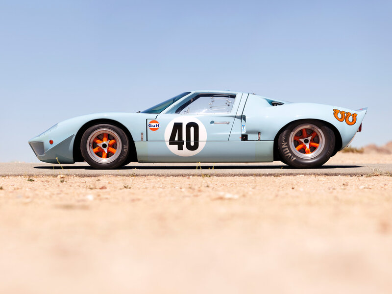 Light-blue Race Car — Blue, Serene