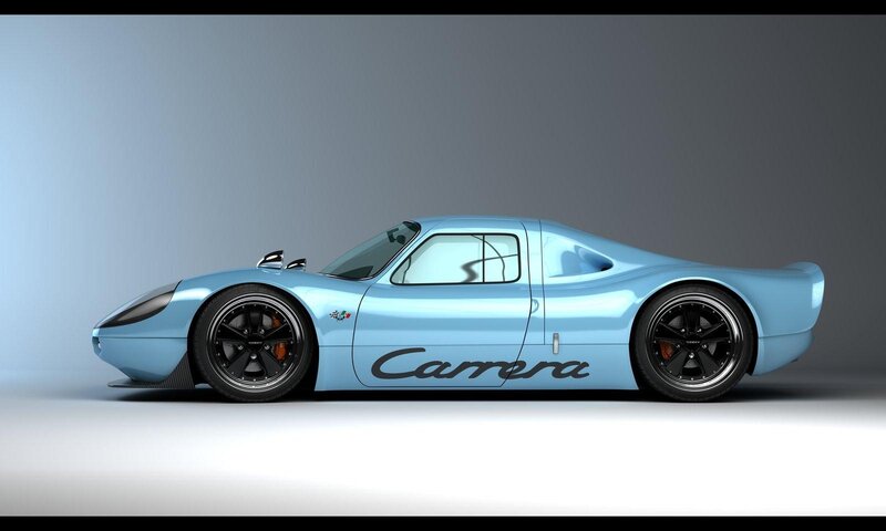 light blue race car