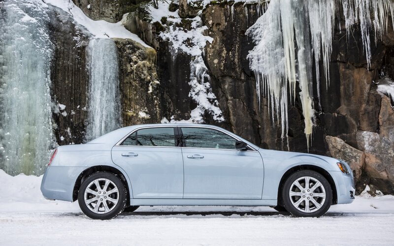 Light Blue Sedan Car — White