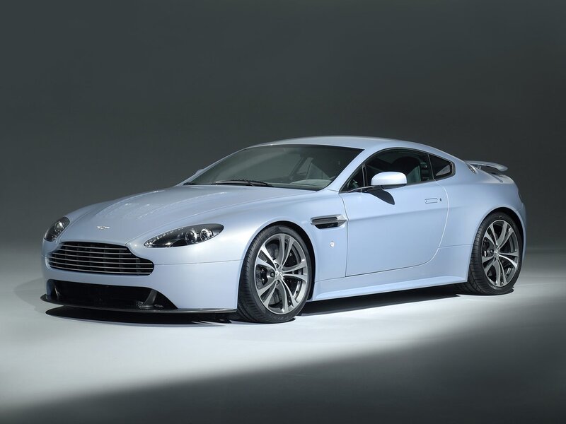light blue sports car