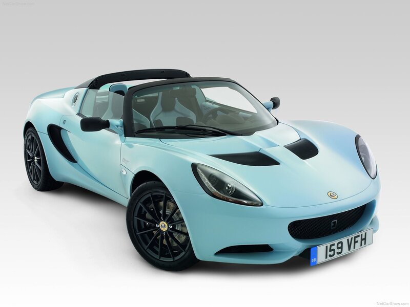 light blue sports car