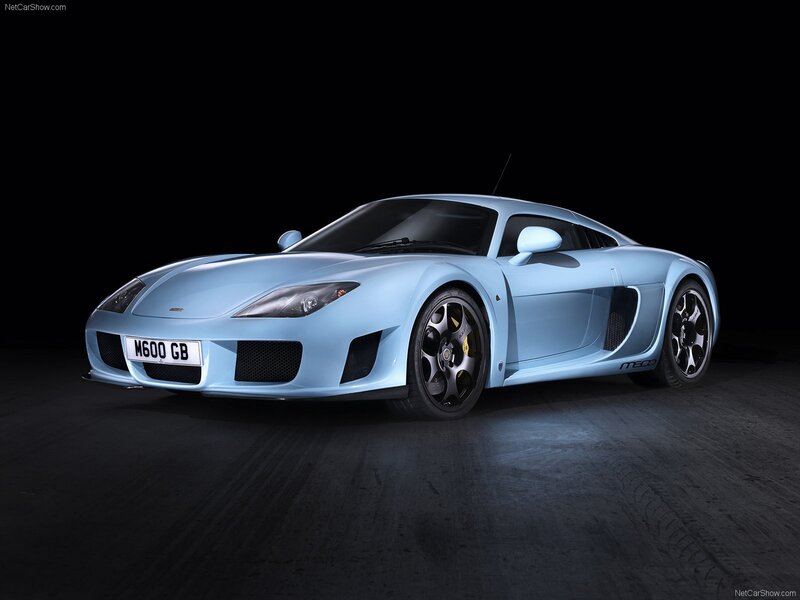 light blue sports car