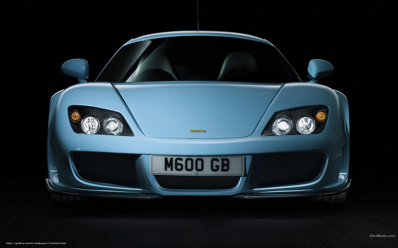 light blue sports car front view