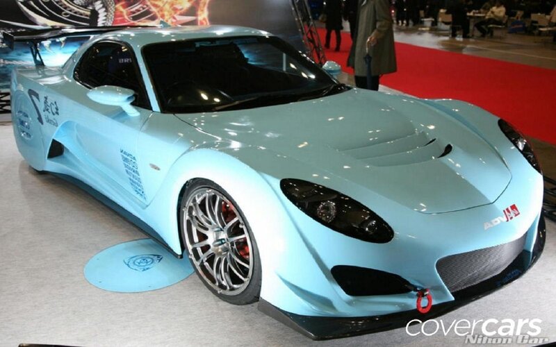 Light-blue Sports Car — Light Blue