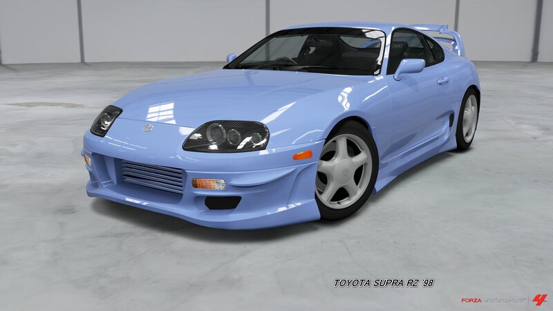 Light Blue Sports Car — Neutral